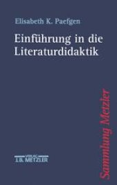 book Einführung in die Literaturdidaktik