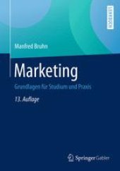 book Marketing: Grundlagen für Studium und Praxis