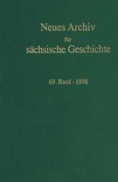 book Neues Archiv für sächsische Geschichte