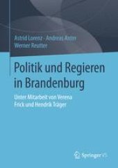 book Politik und Regieren in Brandenburg