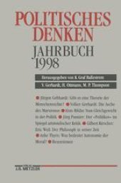 book Politisches Denken Jahrbuch 1998