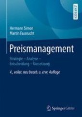 book Preismanagement: Strategie - Analyse - Entscheidung - Umsetzung