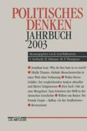 book Politisches Denken: Jahrbuch 2003