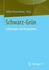 book Schwarz-Grün: Erfahrungen und Perspektiven