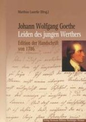 book Leiden des jungen Werthers: Edition der Handschrift von 1786