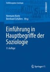 book Einführung in Hauptbegriffe der Soziologie