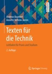 book Texten für die Technik: Leitfaden für Praxis und Studium