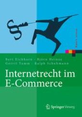 book Internetrecht im E-Commerce