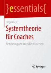 book Systemtheorie für Coaches: Einführung und kritische Diskussion