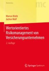 book Wertorientiertes Risikomanagement von Versicherungsunternehmen