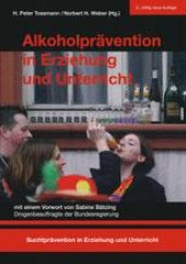 book Alkoholprävention in Erziehung und Unterricht