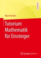 book Tutorium Mathematik für Einsteiger