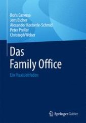 book Das Family Office: Ein Praxisleitfaden