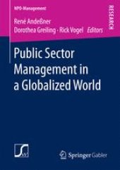 book Public Sector Management in a Globalized World