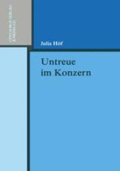 book Untreue im Konzern