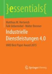 book Industrielle Dienstleistungen 4.0: HMD Best Paper Award 2015