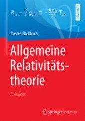 book Allgemeine Relativitätstheorie