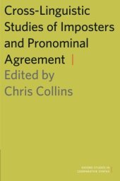 book Cross-linguistic studies of imposters and pronominal agreement