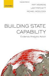 book Building state capability: evidence, analysis, action