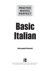 book Practice Makes Perfect: Basic Italian