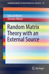 book Random Matrix Theory with an External Source