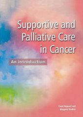 book Supportive and Palliative Care in Cancer: an Introduction