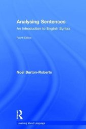 book Analysing sentences: an introduction to English syntax