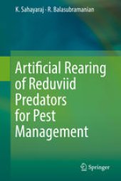 book Artificial Rearing of Reduviid Predators for Pest Management 