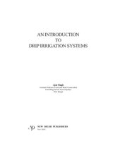 book An introduction to drip irrigation systems