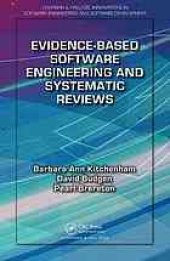 book Evidence-based software engineering and systematic reviews