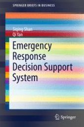 book Emergency Response Decision Support System