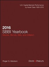 book 2016 SBBI Yearbook: Stocks, Bonds, Bills, and Inflation