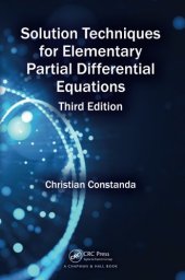 book Solution Techniques for Elementary Partial Differential Equations, Third Edition