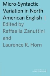 book Micro-syntactic variation in North American English