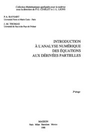 book Introduction à l’analyse numérique des équations aux dérivées partielles