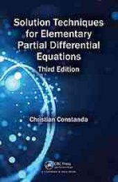 book Solution techniques for elementary partial differential equations