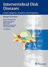 book Intervertebral disk diseases: causes, diagnosis, treatment, and prophylaxis