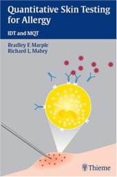 book Quantitative skin testing for allergy: IDT and MQT