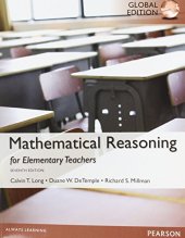 book Mathematical Reasoning for Elementary School Teachers, Global Edition