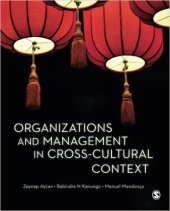 book Organizations and Management in Cross-Cultural Context