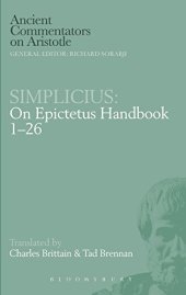 book Simplicius: On Epictetus Handbook 1-26