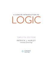 book A Concise Introduction to Logic