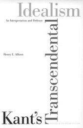 book Kant’s transcendental idealism