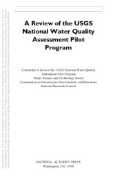 book A review of the USGS National Water Quality Assessment Pilot Program