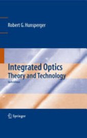 book Integrated Optics: Theory and Technology