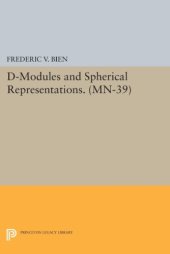 book D-modules and spherical representations