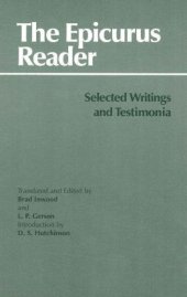 book The Epicurus Reader: Selected Writings and Testimonia