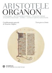 book Organon. Testo greco a fronte