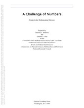 book A challenge of numbers : people in the mathematical sciences