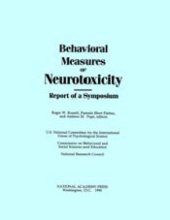 book Behavioral measures of neurotoxicity : report of a symposium